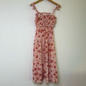 Poupette St Barth Floral Midi with removable straps.  Size Large. EUC